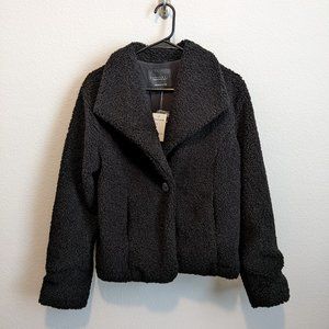 Sanctuary Single Button Teddy Jacket - Size S NWT
